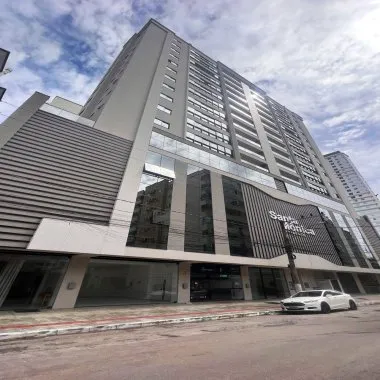 Apartamento no Residencial Santa Monica com lazer completo - Meia Praia Itapema
