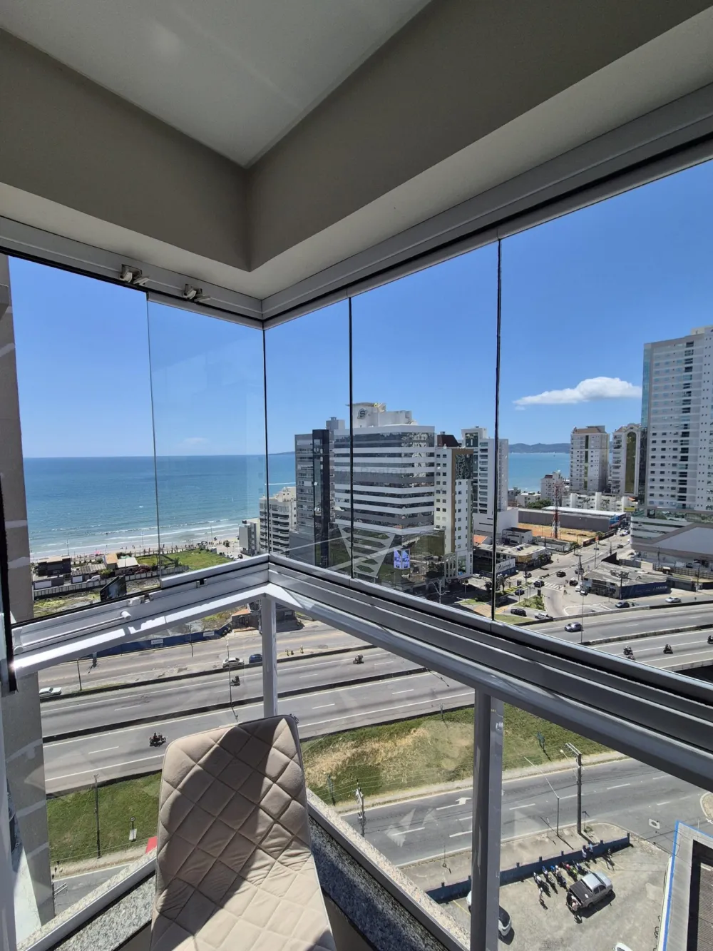 Apartamento com vista mar no Residencial Dom Bastos - Morretes Itapema