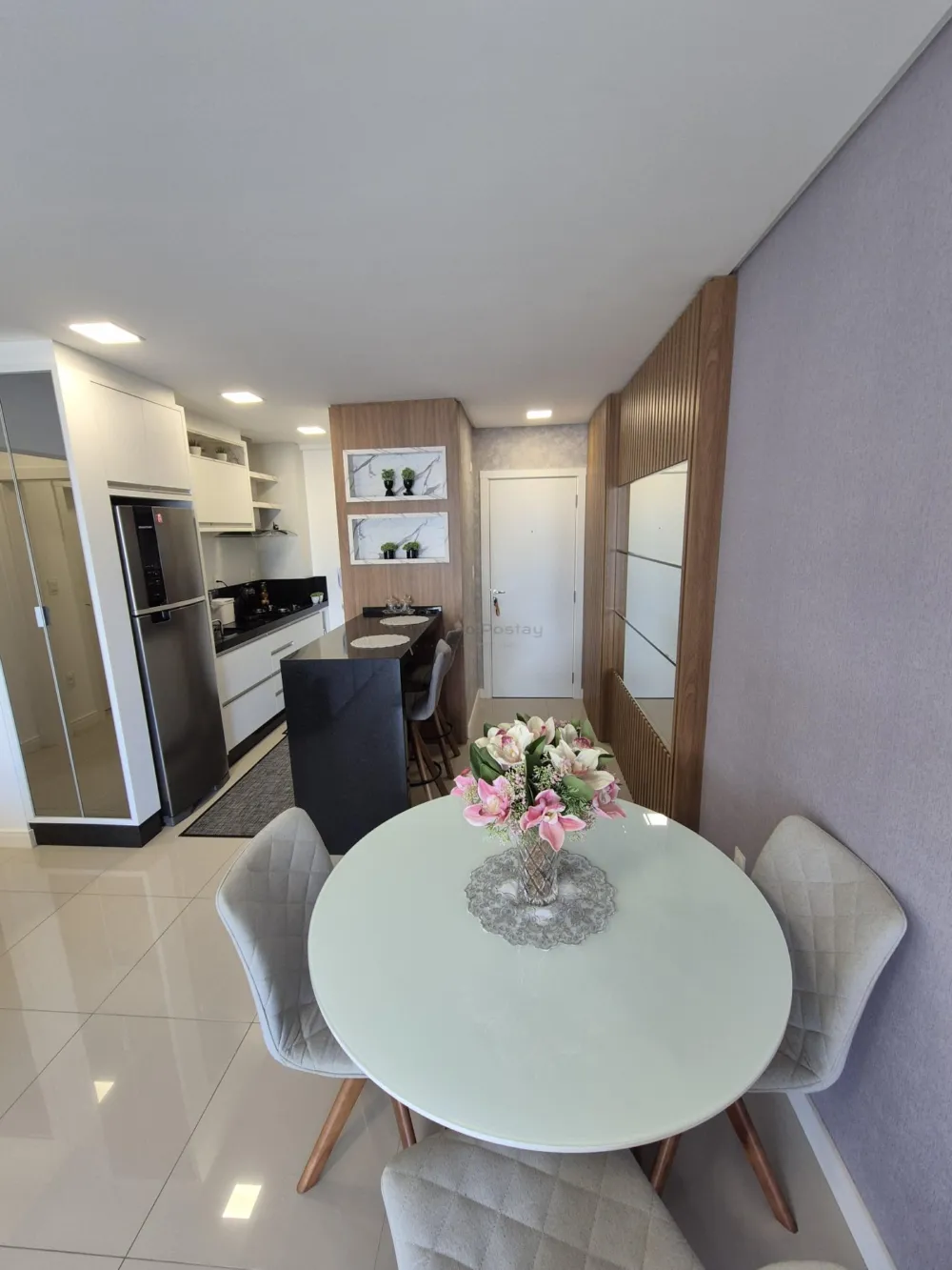 Apartamento com vista mar no Residencial Dom Bastos - Morretes Itapema